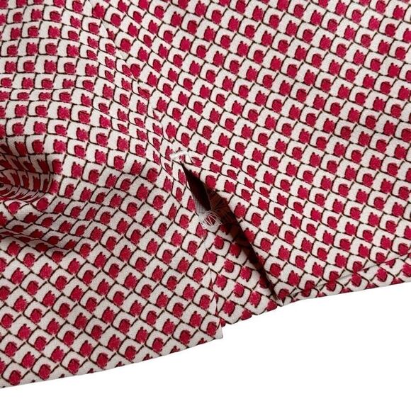 Fairway & Greene pink and white print Bermuda golf shorts size 10 - Picture 10 of 15